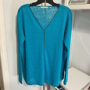 Soft Surrounding Blue Sweatshirt Size L